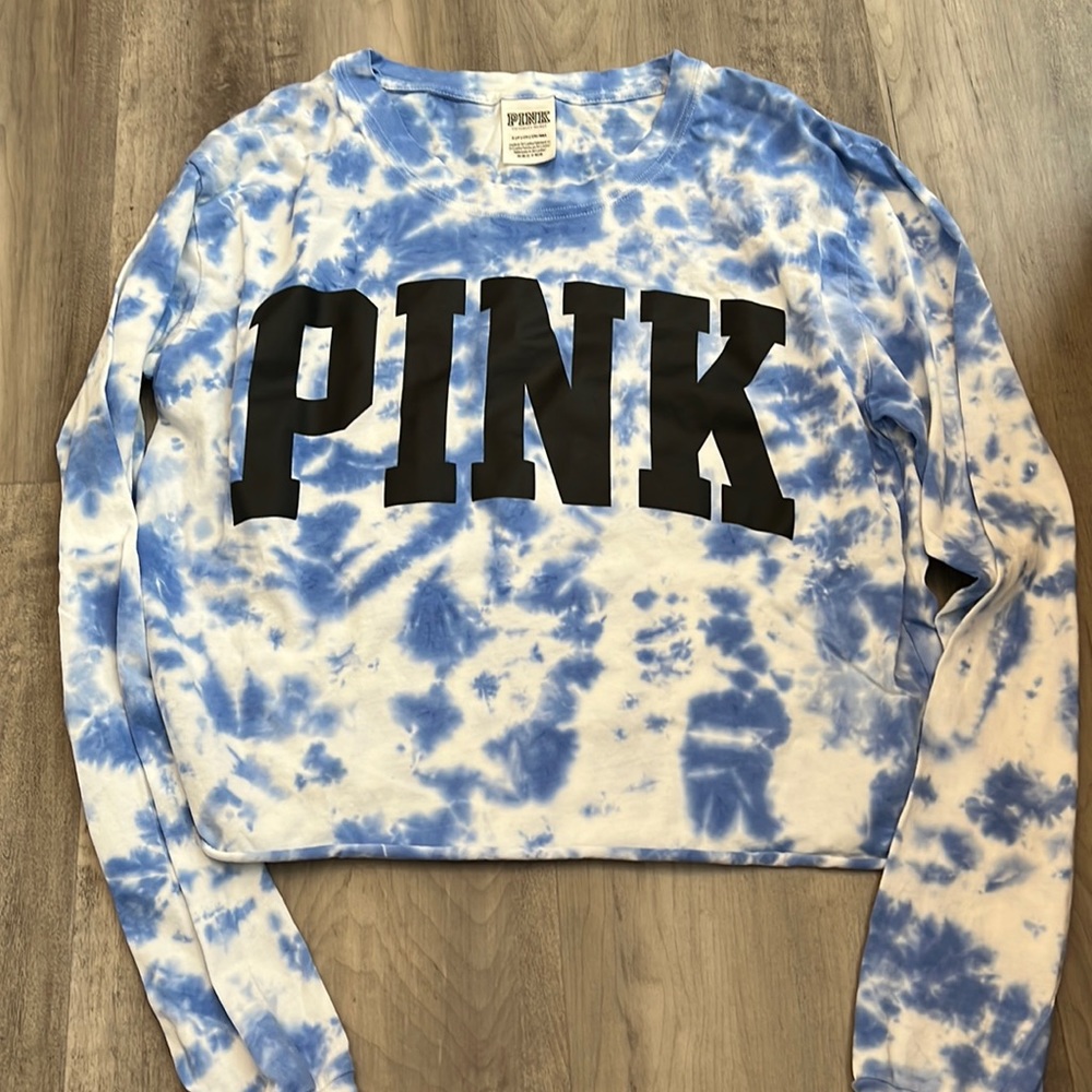Victoria’s Secret Pink Crop Long Sleeve Size S
